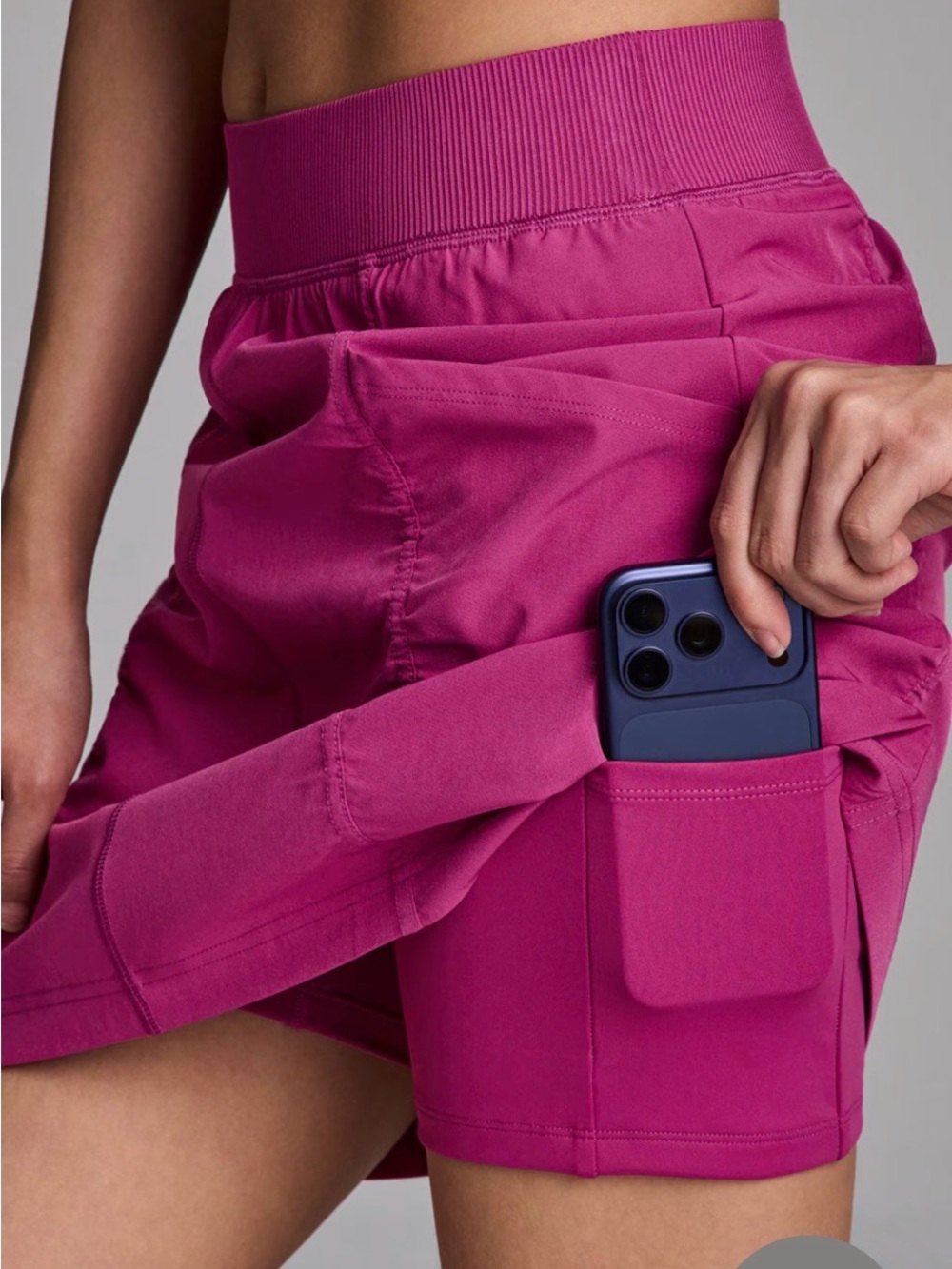 RBX Raspberry Pink Athletic Skort - Picture 2 of 10